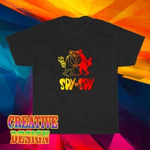 ¡NUEVO! Camiseta manga larga con logotipo de dibujos animados SPY vs SPY Megazine divertida talla S a 5XL - Imagen 1 de 6
