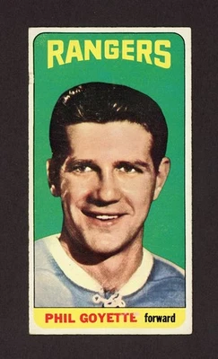 1964-65 TOPPS TALLBOYS #87 PHIL GOYETTE   27611 - Image 1 of 2