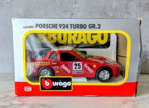 Burago Porsche 924 Turbo Gr.2 1/25 Scale Sports Car Die-Cast Model - Picture 1 of 16