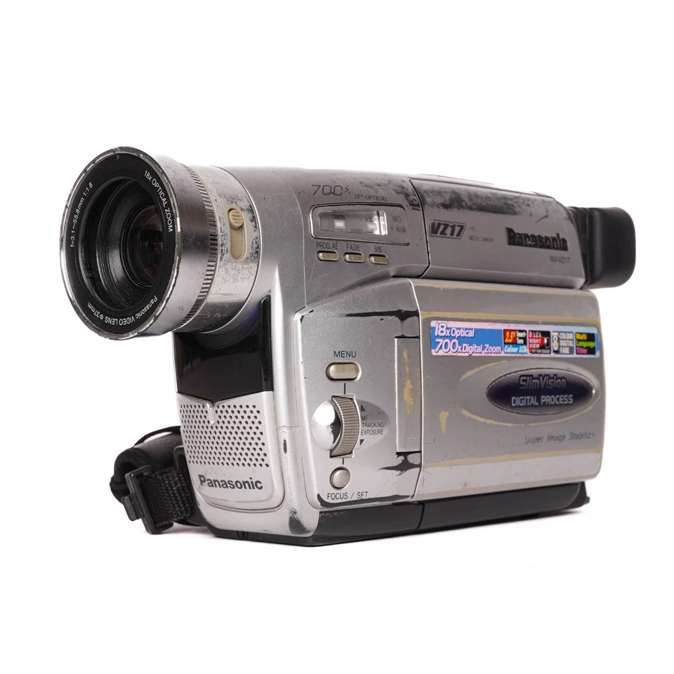 Panasonic NV-VZ17 VHS-C PAL Camcorder - Silver - FULLY FUNCTIONAL - Image 1 of 4