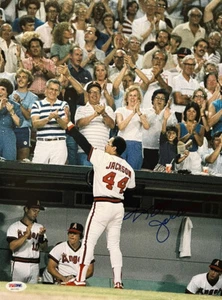Reggie Jackson Signed California Angels 11X14 Photo PSA/DNA - Picture 1 of 2