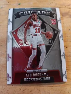 2021-22 Panini Chronicles Ayo Dosunmu Crusade Silver Prizm Parallel SP Rookie RC - Bild 1 von 2