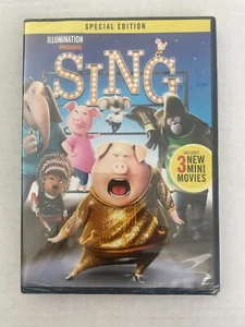 Sing, Animated, Family, DVD, 2016 Sealed Charity DS56 - Picture 1 of 2