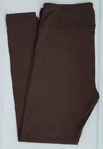 TC2 LuLaRoe Tall & Curvy2 Leggings Solid Dark Brown NWT 09 - Picture 1 of 7