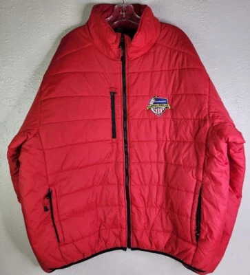 Vtg Vantage Full Zip Mens 2X Puffer Jacket Bell Helicopter Armed Forces Bowl GUC - Image 1 of 4