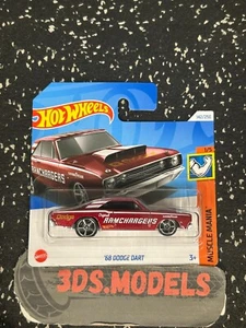 DODGE DART 68 RED Hot Wheels 1:64 **COMBINE POSTAGE** - Picture 1 of 1