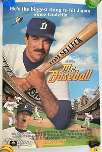 Mr. Baseball (1991) Original video release poster 27 x 40 Rolled Tom Selleck - Picture 1 of 1
