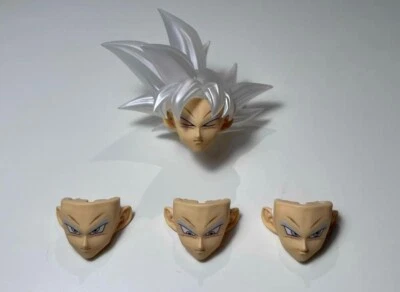 DKO custom 1/12 shf ui goku Ultra Instinct goku head kit 3 face（No Figure）