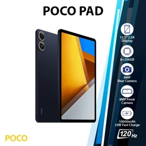 Xiaomi POCO Pad Wi-Fi Global Ver. Android PC Tablet (Blue/8GB+256GB/Octa Core) - Picture 1 of 4