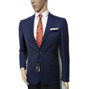 BNWT Hugo Boss Mainline Hudson Mens Super 120 Slim Fit Suit 36R W30 L30 RRP £595 - Picture 1 of 12