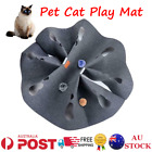 Pet Cat Toy Hole Blanket Cat Interactive Toy Mat Training Play Rug Blanket Mat