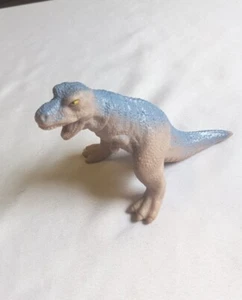 Vintage 1987 Playskool Definitely Dinosaurs 4" Tyrannosaurus Blue Purple - Picture 1 of 6
