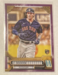 2022 Gypsy Queen Jarren Duran Purple 08/75 Boston Red Sox RC #221 New Rare - Picture 1 of 2