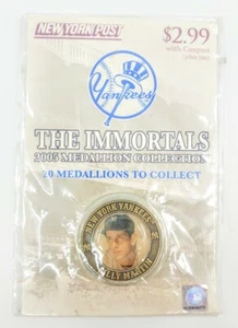 The Immortals 2005 Medallion, Yankees Billy Martin (Sealed, New) - Picture 1 of 2