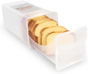 Bread Box with Tray and Airtight Lid, Bread Storage for Homemade Bread, Plastic - Picture 1 of 7