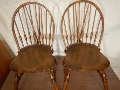 PAIR Quality Fallon & Hellen Windsor Braceback Chairs Baltimore MD Cover