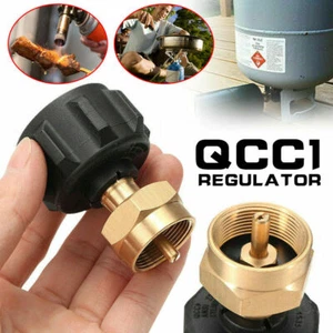 Propane Refill Adapter QCC1 Regulator Valve for 1LB Cylinder Tank Coupler Bottle - Picture 1 of 9