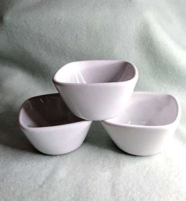 Corelle Coordinates Stoneware White Ramekin 7 oz 207 ml EUC 4" Sq - 1 available - Image 1 of 4