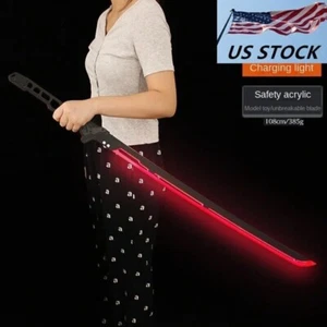DIY Cyberpunk Thermal Katana Samurai Sword Prop LED Light-Up Cool Prop - Picture 1 of 17