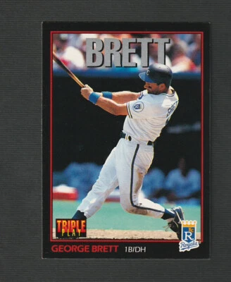 1993 Triple Play George Brett #214 Kansas City Royals - Image 1 of 2