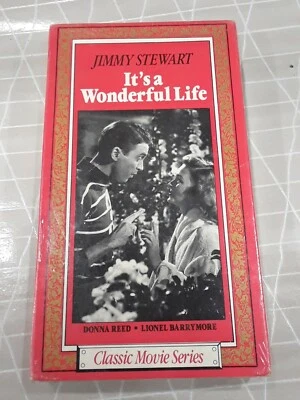 It's a Wonderful Life VHS Classic Series James Stewart Donna Reed NEW SEALED - Image 1 of 4