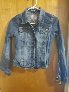 Abercrombie Denim Blue Jean Jacket Girls's XL - Picture 1 of 2