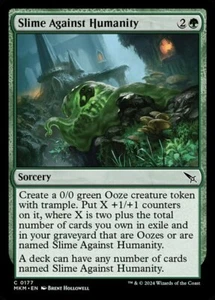 4x MTG Slime Against Humanity, NM-Mint, English Murders at Karlov Manor - Picture 1 of 1