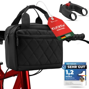 MIVELO Fahrrad Lenker Tasche für KLICKfix mit Handyfach inkl. Lenker-Adapter - Bild 1 von 5
