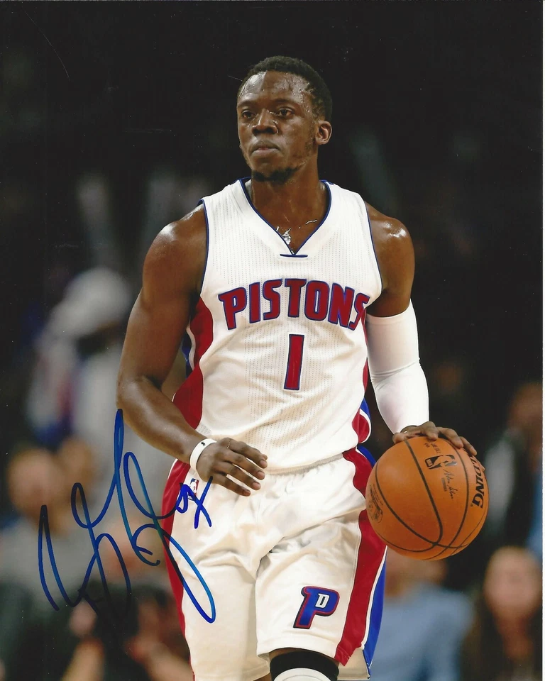 Реджи Джексон с автографом 8x10 Detroit Pistons бесплатная доставка B235 - Изображение 1 из 1
