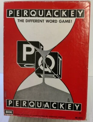 Perquackey Word Game 1956 edition Hollingsworth Bros. Lakeside - Image 1 of 4