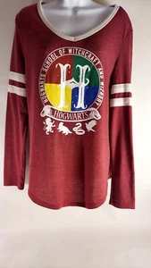 Junior Girls Sz (11-13) Harry Potter Hogwarts School Tshirt Long Sleeve ... - Picture 1 of 8
