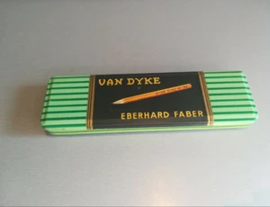 12 VINTAGE EBERHARD FABER-VAN DYKE-600-6H-Graphite PENCILS -in box GERMANY -NEW - Picture 1 of 9