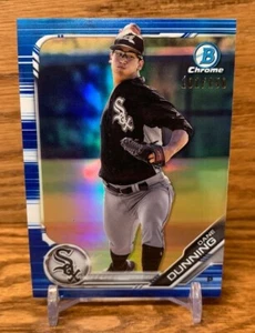 Bowman Chrome Rangers Prospect 2019 refractor azul Dane Dunning #101/150 - Imagen 1 de 3