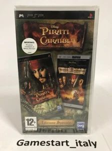 PIRATI DEI CARAIBI LA MALEDIZIONE DEL FORZIERE FANTASMA GIOCO + FILM NUOVO PSP  - Imagen 1 de 5