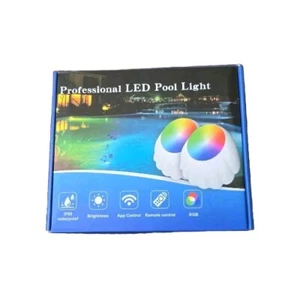 LED Pool Light Floats Bluetooth App Remote Color Change Dimmable Submersible - Picture 1 of 4