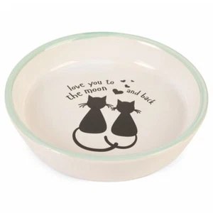 Karlie Keramik Katzennapf LOVE YOU - Milchschale Futternapf Fressnapf Schale - Bild 1 von 1