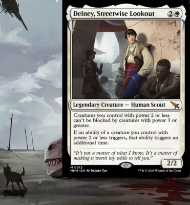 Delney, Streetwise Lookout Commander Deck Magic MTG Ready-to-Play Hare Apparent - Image 1 of 4