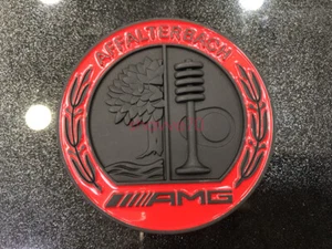 RED Auto Car Badge Emblem Decal Sticker For Mercedes Benz A35 C43 C63 E43 E63 - Foto 1 di 6