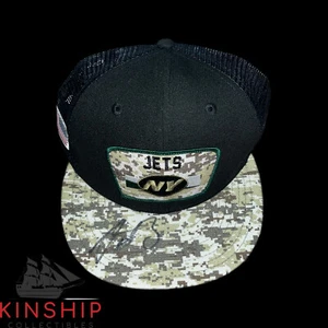 Aaron Rodgers signed NY Jets Hat JSA COA Rare Football Packers HOF Auto Z1607 - Picture 1 of 1
