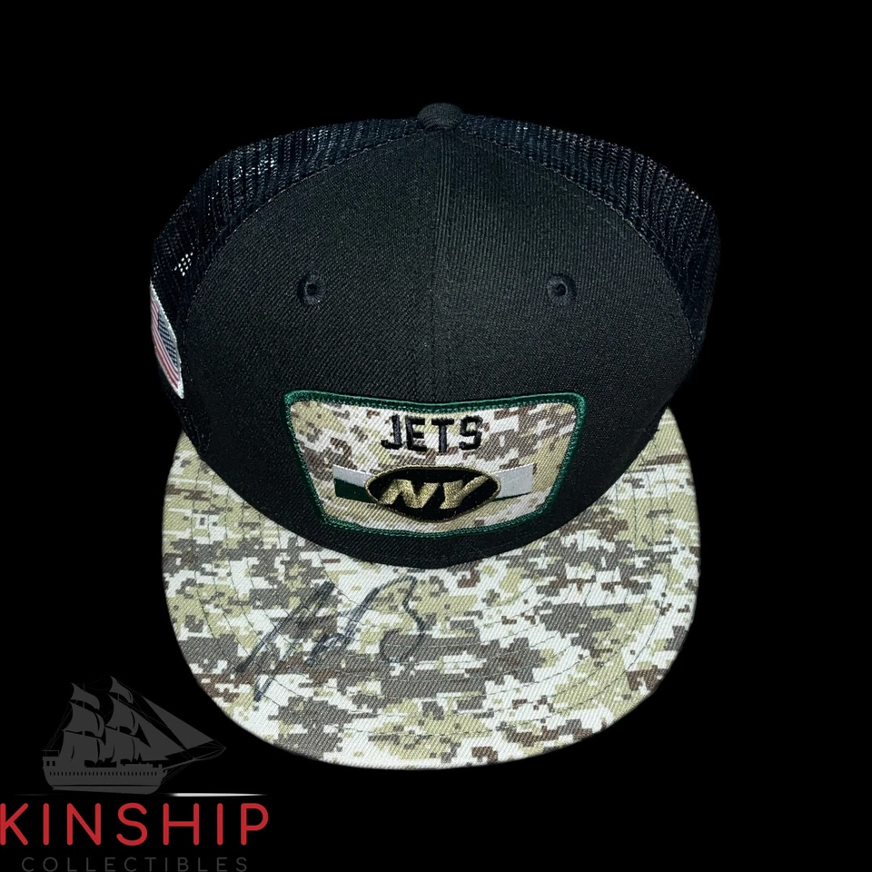 Aaron Rodgers signed NY Jets Hat JSA COA Rare Football Packers HOF Auto Z1607 - Image 1 of 1