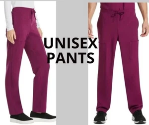 Scrubstar Core Essentials Unisex size 3XL Scrub Pants w/ Drawstring Tie WINE - Picture 1 of 18