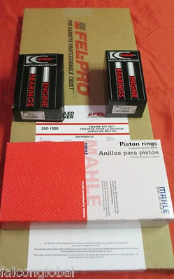 Kit de reparación de motor Chevy GM 305 5,0 L 1976 77 78 79 80 ANILLOS DE MOLI juntas Fel Pro + Foto 1 de 4