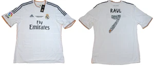Real Madrid Raúl Tribute Match 2013 Trikot Neu mit Etikett LFP Homenaje 22 Agosto Mosaik 7 - Bild 1 von 24