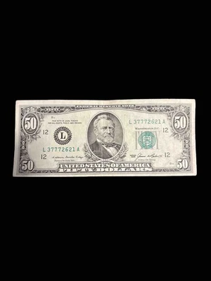 Circulated $50 Bill (Fifty Dollar Bill) - 1985 - Image 1 of 2