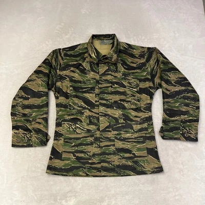 TRU-SPEC Tiger Stripe Camo Military Field Jacket Small Regular Men - Image 1 of 4