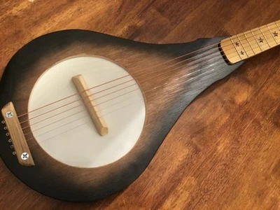 Guitarra Jamjo/Banjitar guitjo ressonador de 6 cordas. - Imagem 1 de 4