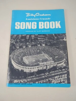 1969 Billy Graham Crusade Songbook Tiger Stadium Baton Rouge Louisiana  - Image 1 of 4