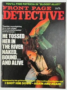 Front Page Detective Magazine, June 1974, Vintage True Crime Stories, Pulp - Picture 1 of 4