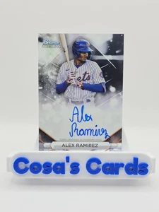 ALEX RAMIREZ 2023 BOWMAN STERLING PROSPECT AUTOGRAPH #PA-AR AUTO METS - Picture 1 of 2