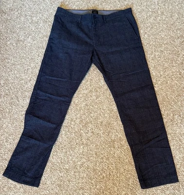 Men’s J. Crew 484 Brushed Twill Pant 33/30-Glen Plaid-NWT - Image 1 of 3